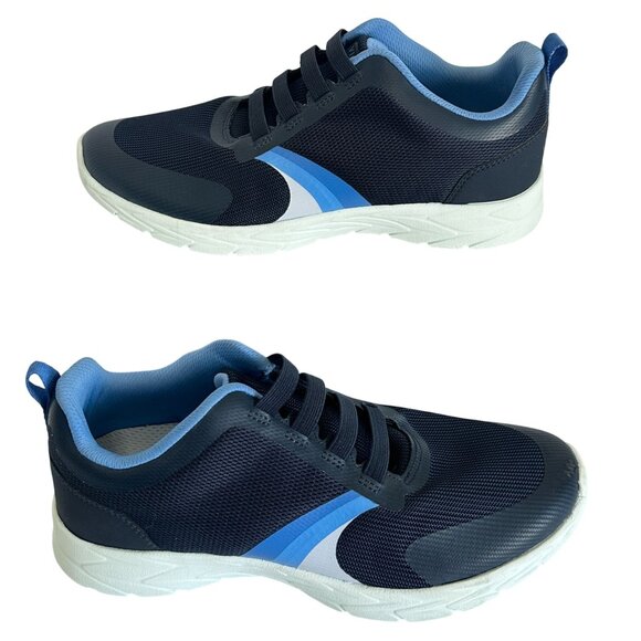Vionic Layla Walking Slip On Comfort Shoes Navy Blue Size 7.5 Sneakers - Picture 1 of 10